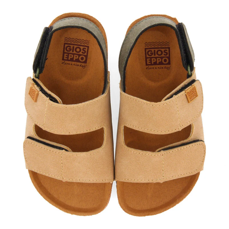 Gerais boys beige footbed sandals