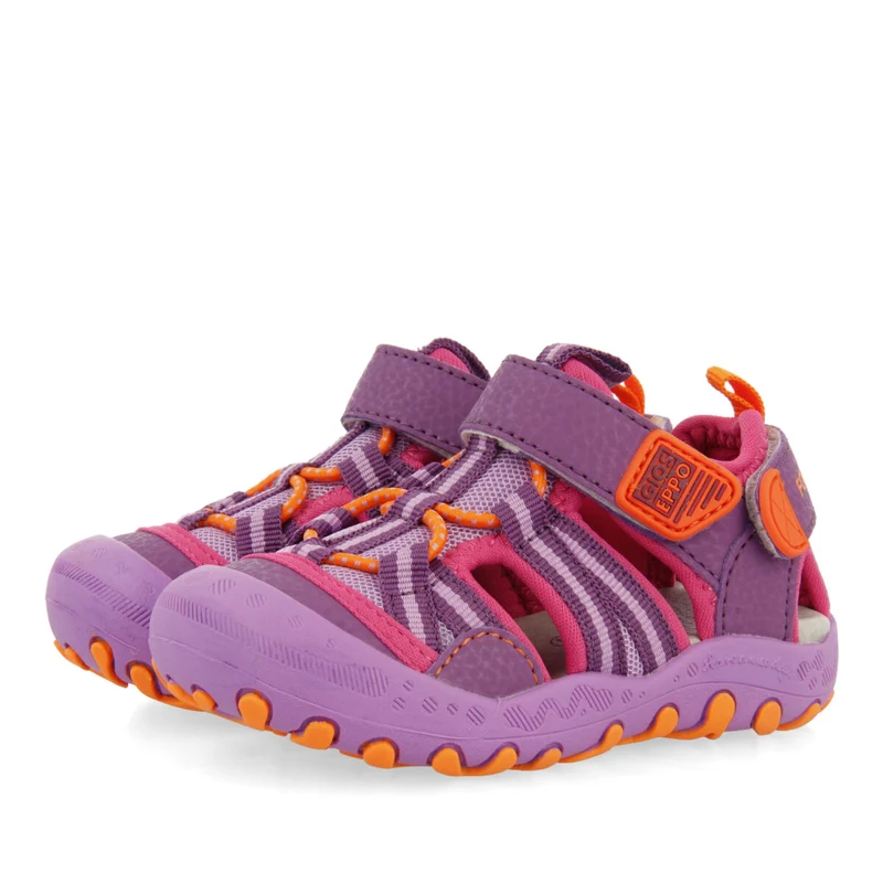 Bremur girls lilac sports sandals