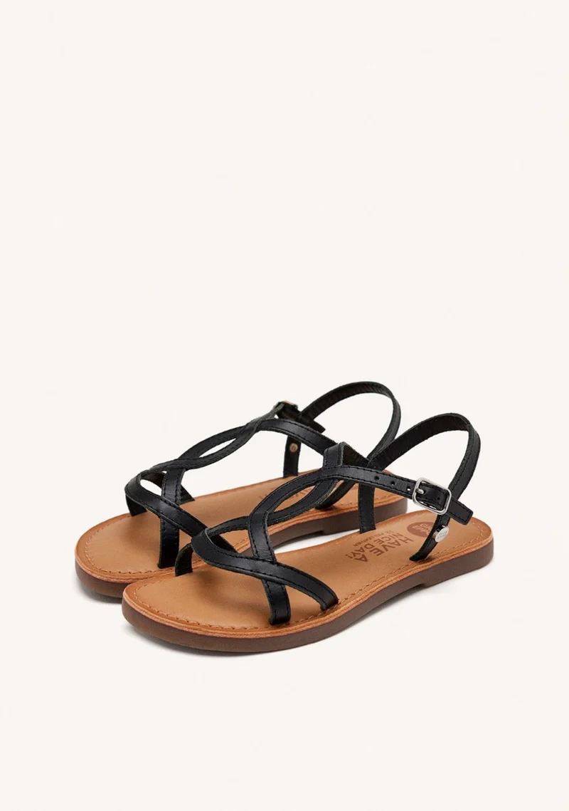 LEATHER SANDALS VARZEA