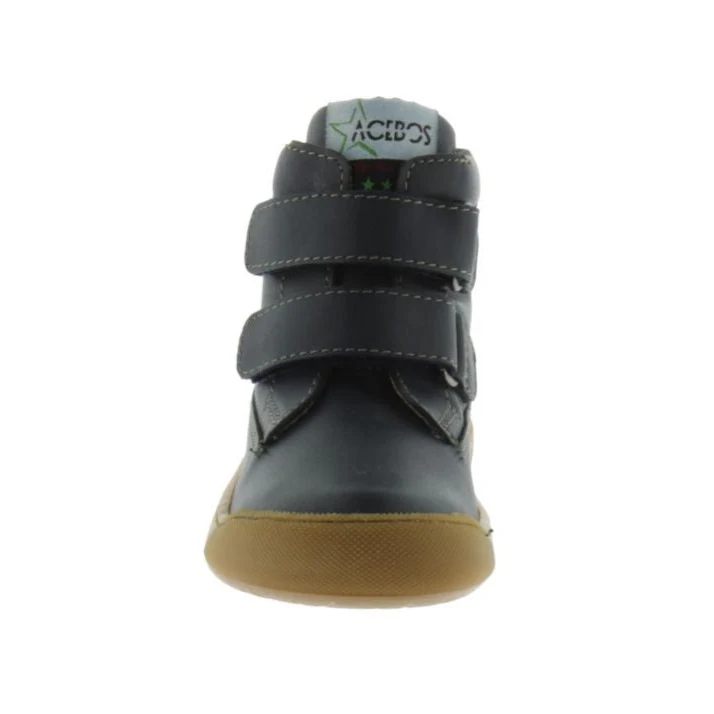 Acebos Barefoot Botin Velcros Marino
