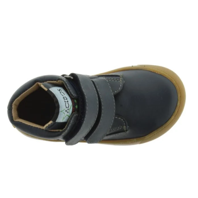 Acebos Barefoot Botin Velcros Marino
