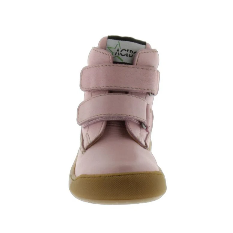 Acebos Barefoot Botin Velcros Pink