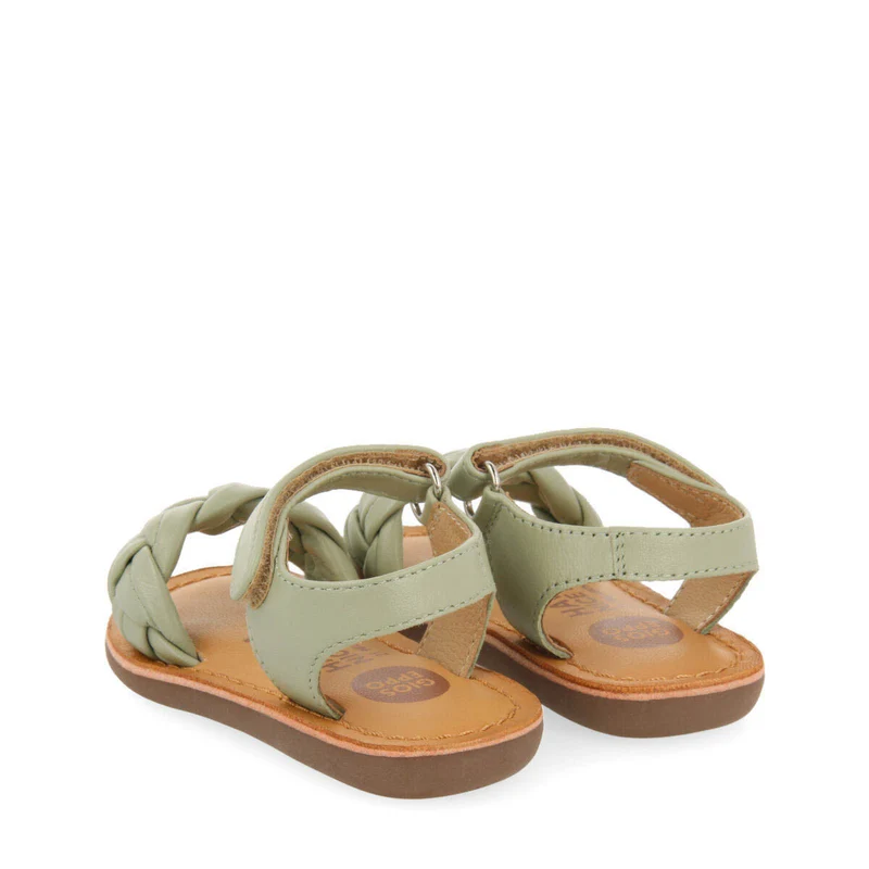 Ennery girls mint greenlaited leather sandals