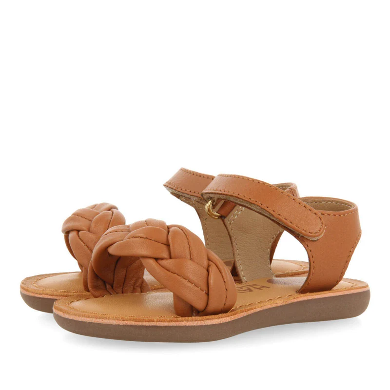 Ennery girls tanlaited leather sandals