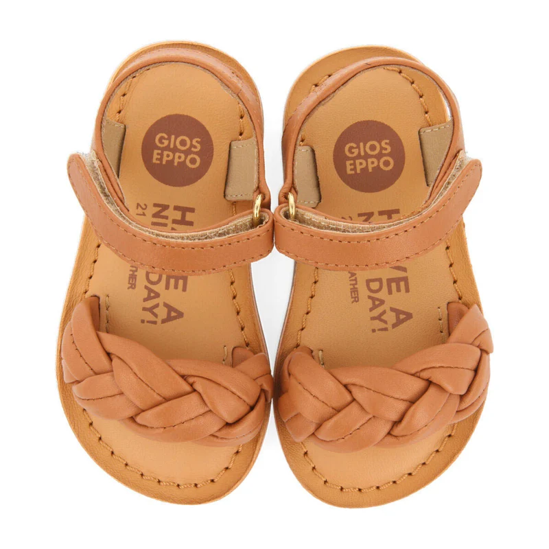 Ennery girls tanlaited leather sandals
