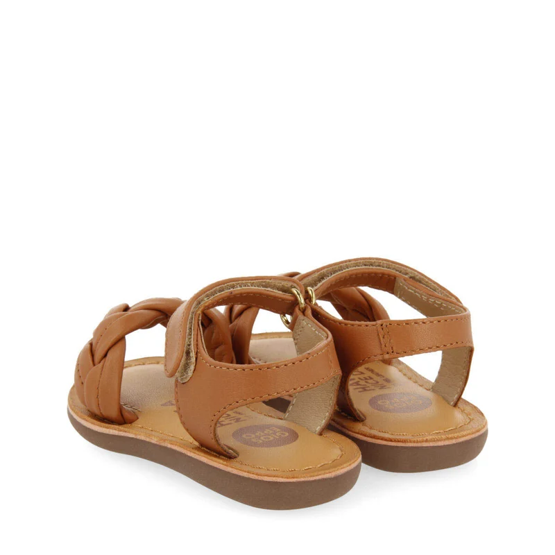 Ennery girls tanlaited leather sandals