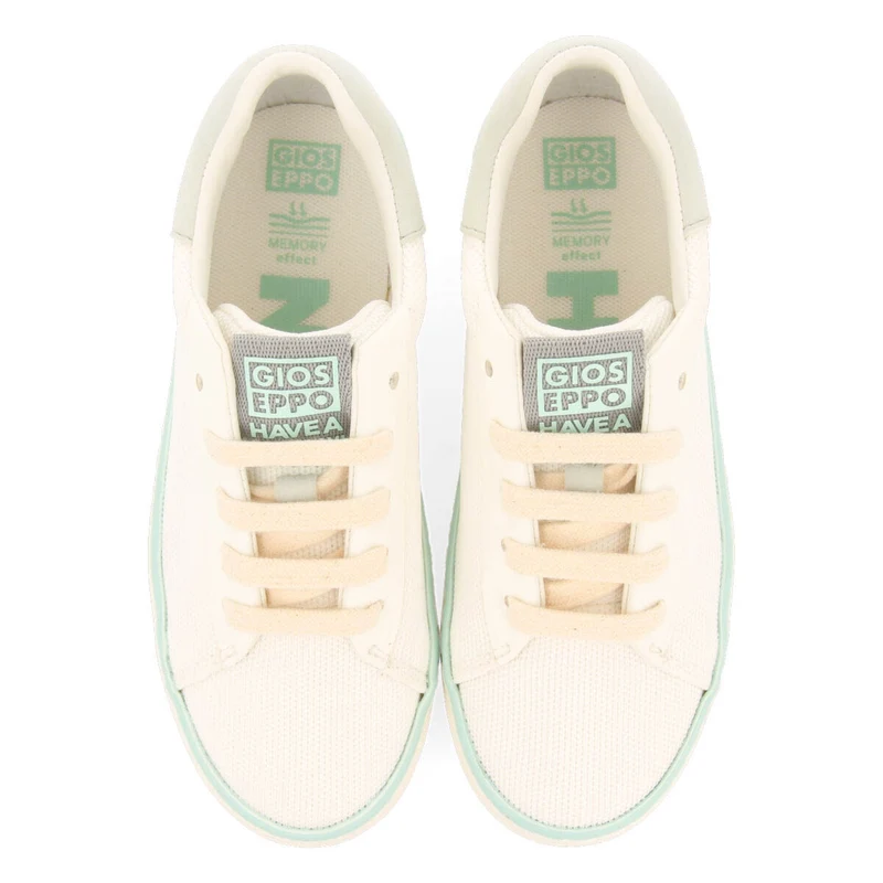 Afidnas girls off white sneakers