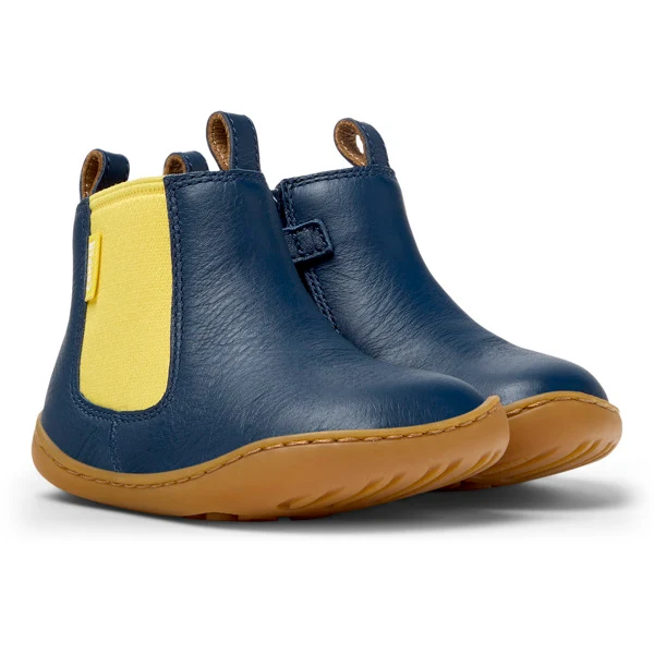 Camper FW Peu Bottines Bleu Jaune