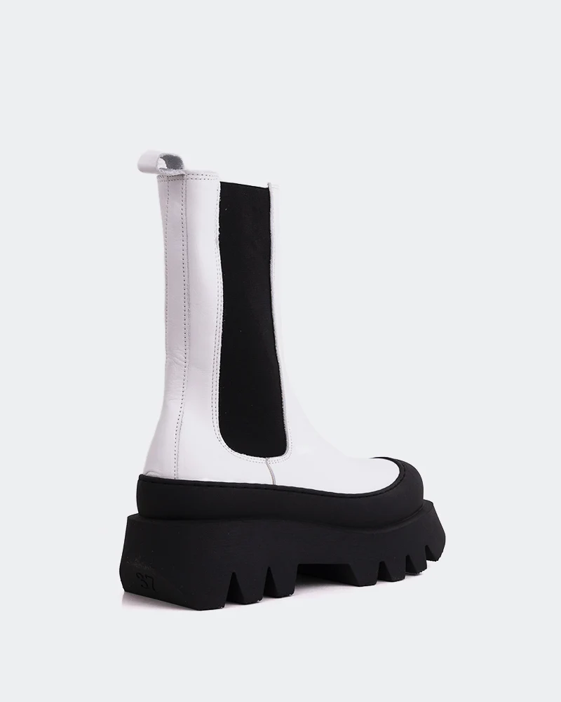 Cranbrook White Leather