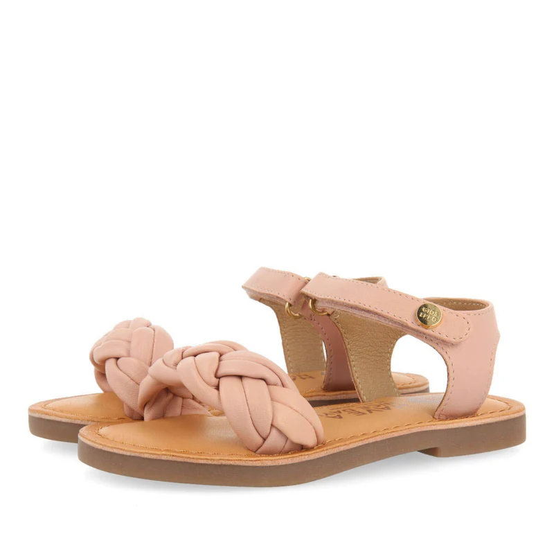 Ingai girlsinklaited leather sandals