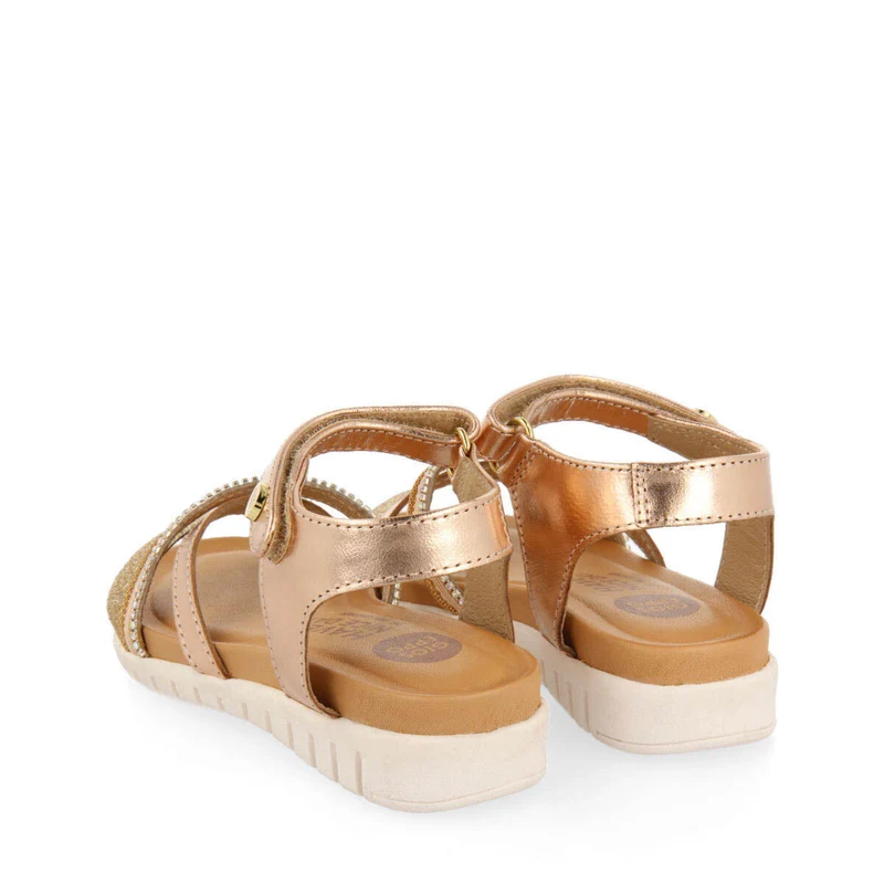 Maroa girls detailedink leather sandals