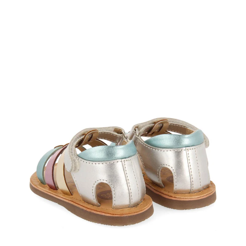 Terive girls multicoloured leather sandals