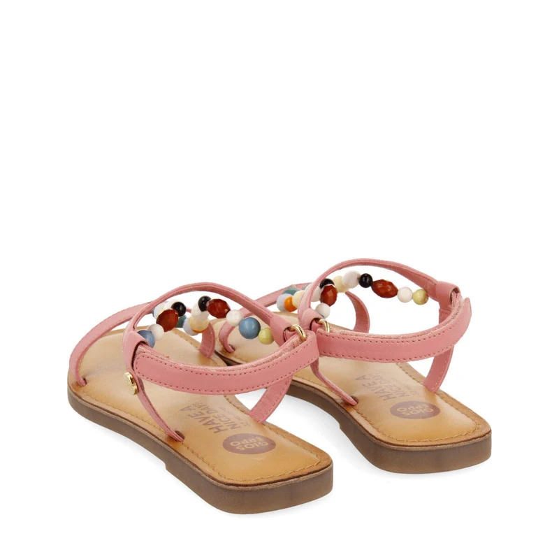 Croze girls decoratedink leather sandals