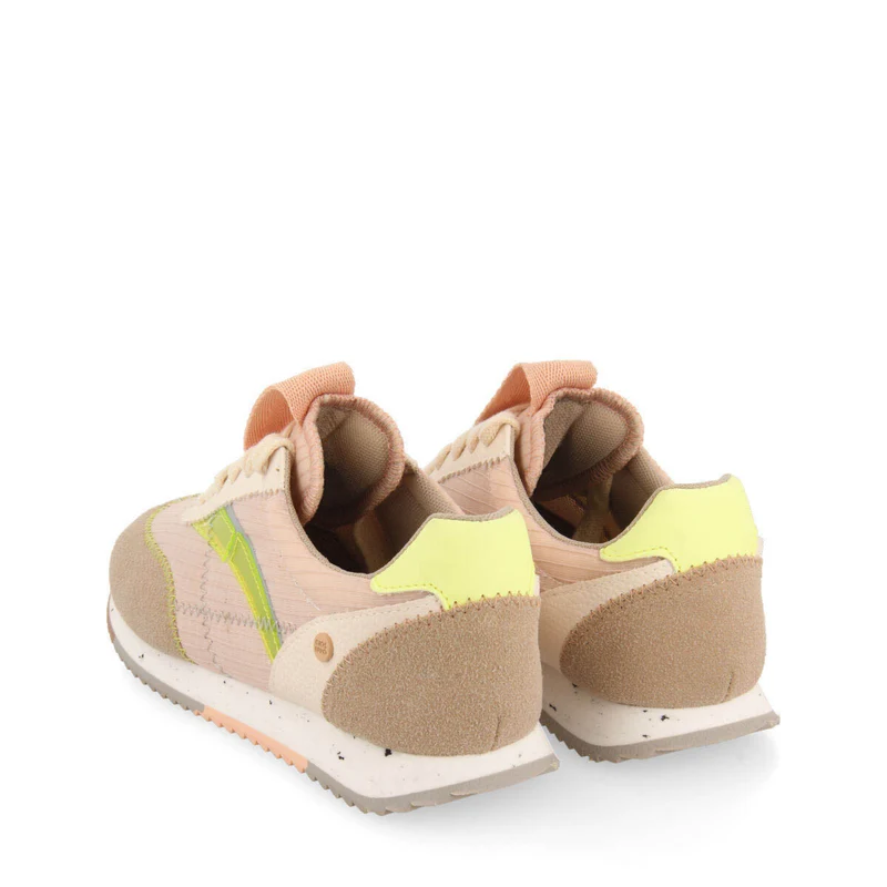 Arbent women's pink textured sneakers