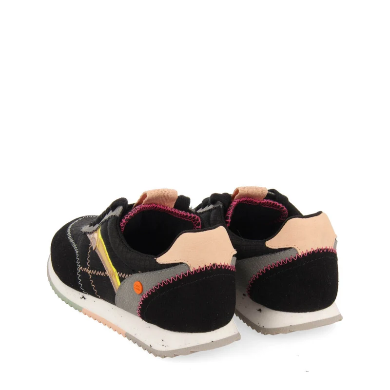 Arbent women's black textured sneakers