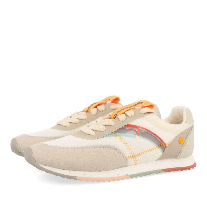 Arbent women's white textured sneakers