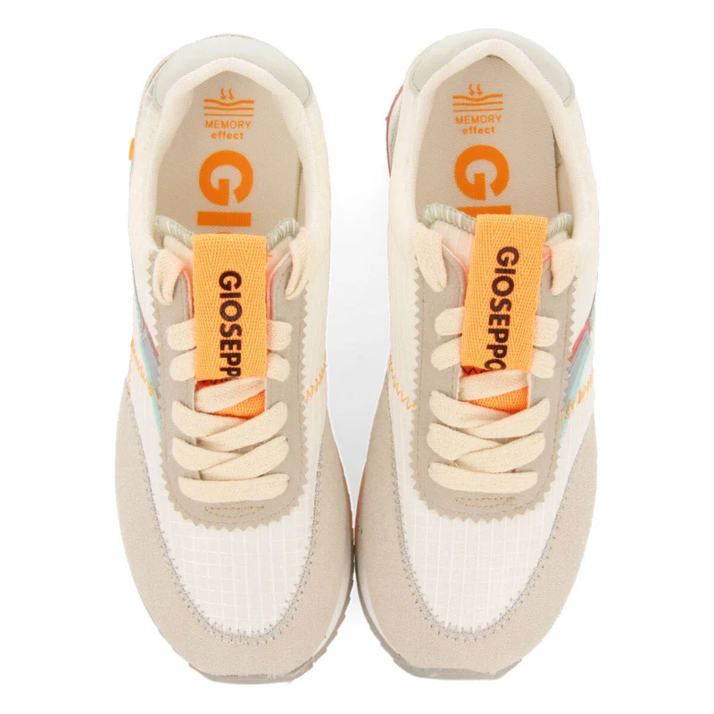 Arbent women's white textured sneakers