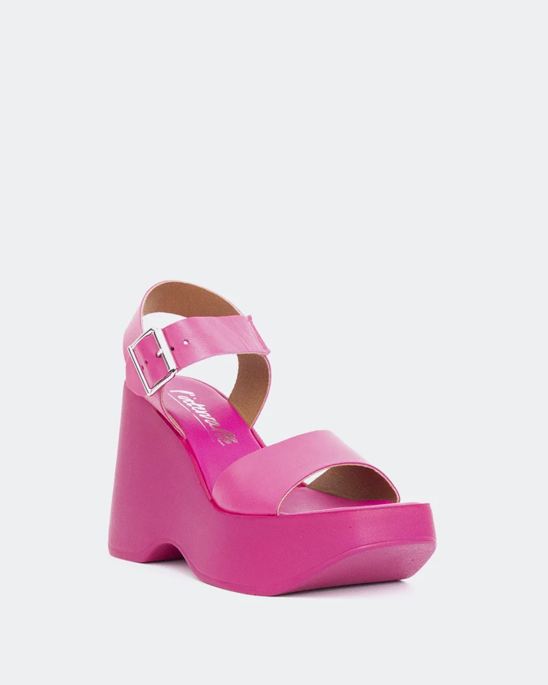 Kendall Fuchsia Leather