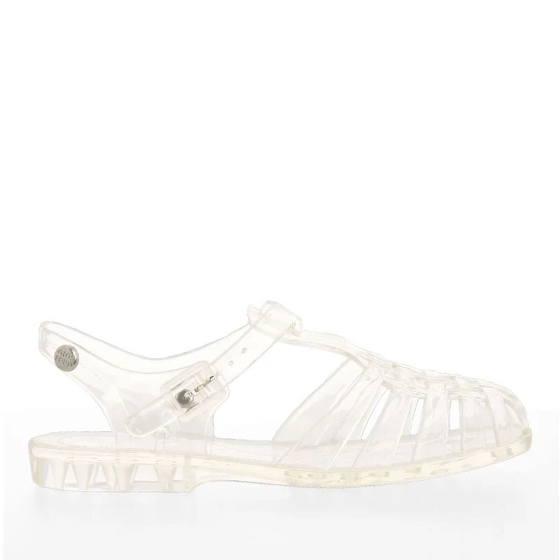 Saloa women's shiny see-through jelly sandals