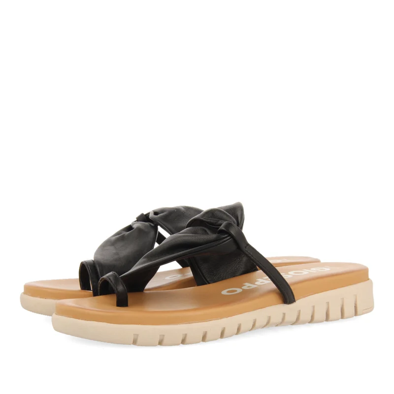 Arari women's black slingback sandals