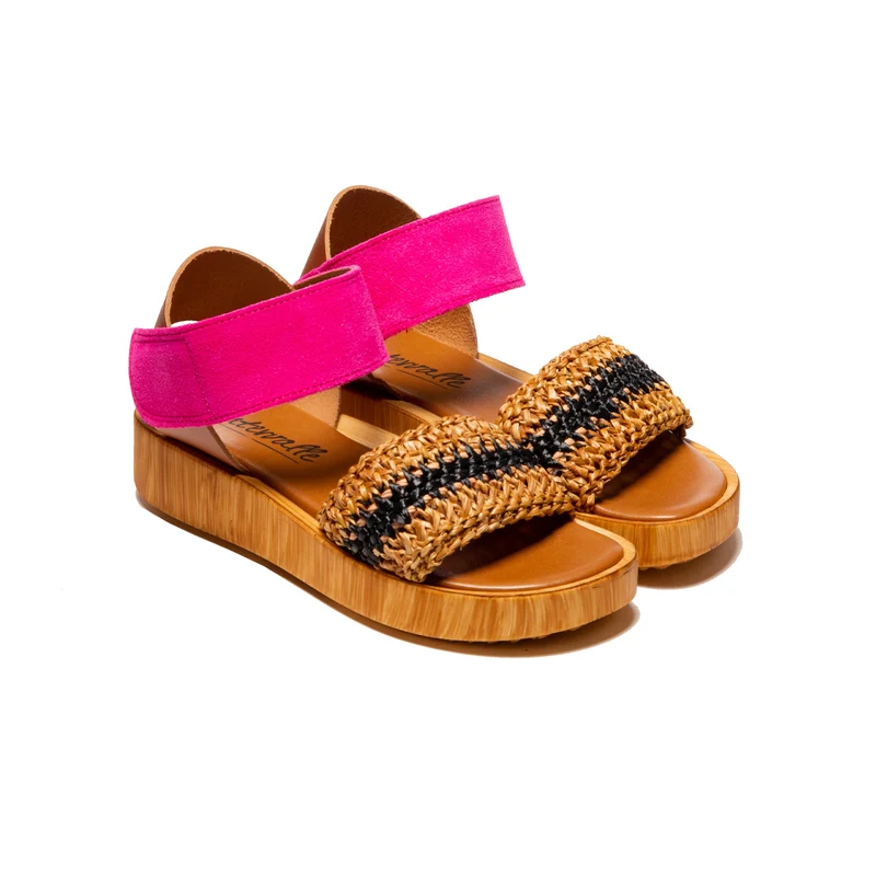 Flit Fuschia Multi Suede