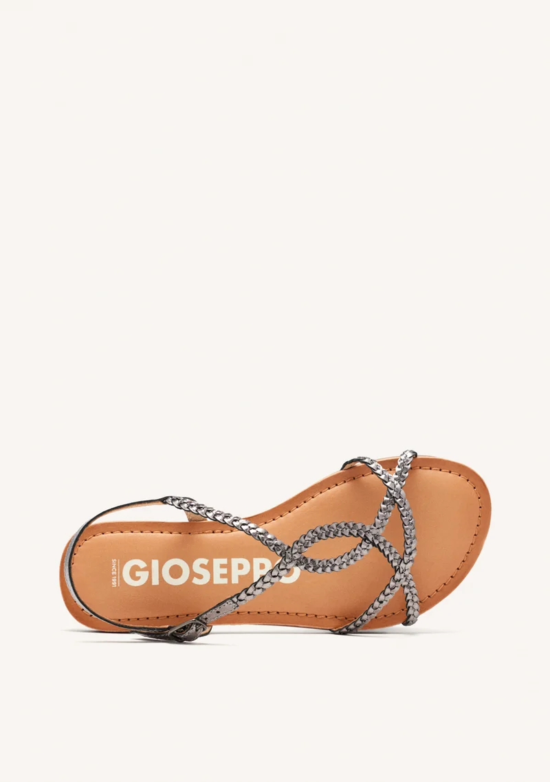 BRAIDED LEATHER SANDALS NIOAQUE