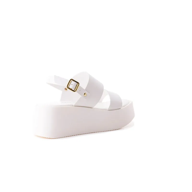 Pelosa White Leather