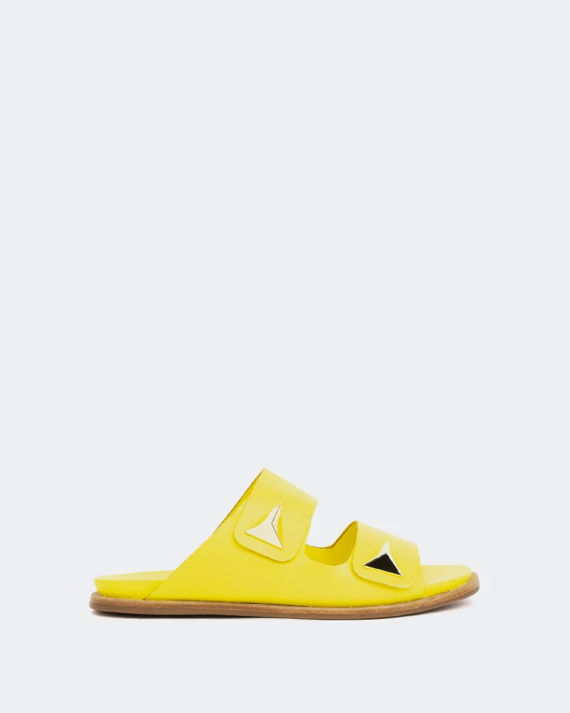 Kaylan Yellow Leather