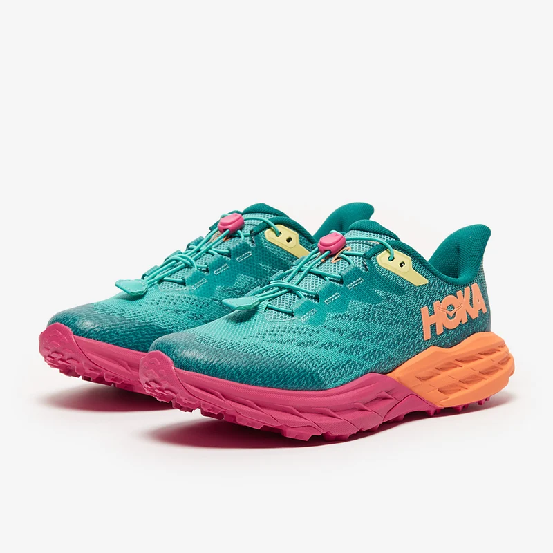 Hoka Speedgoat 5 Jeunes - Lac Profond/Céramique