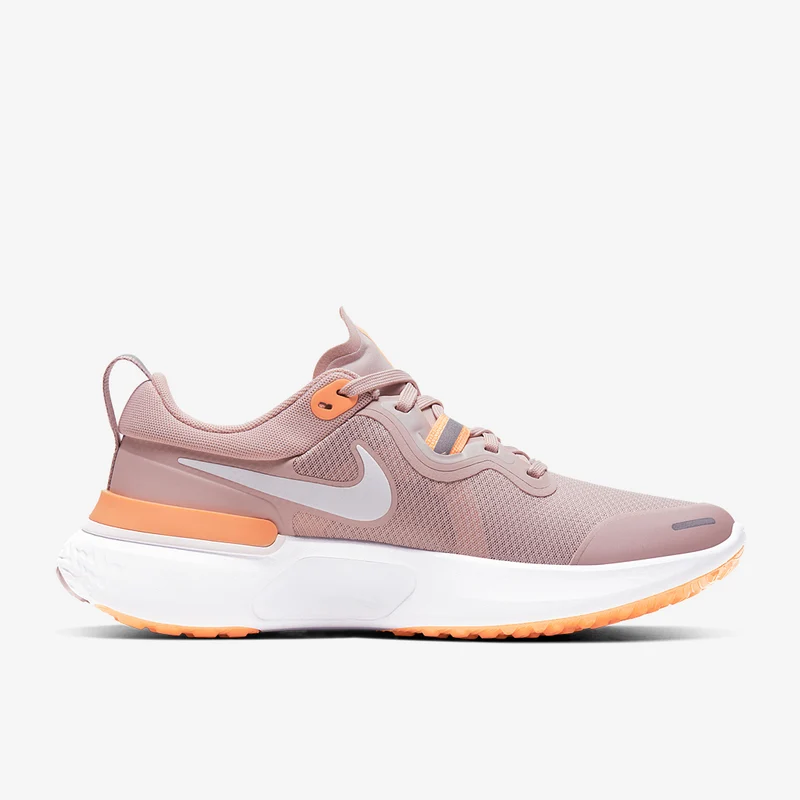 Nike Womens React Miler - Champagne/White-Orange Pulse