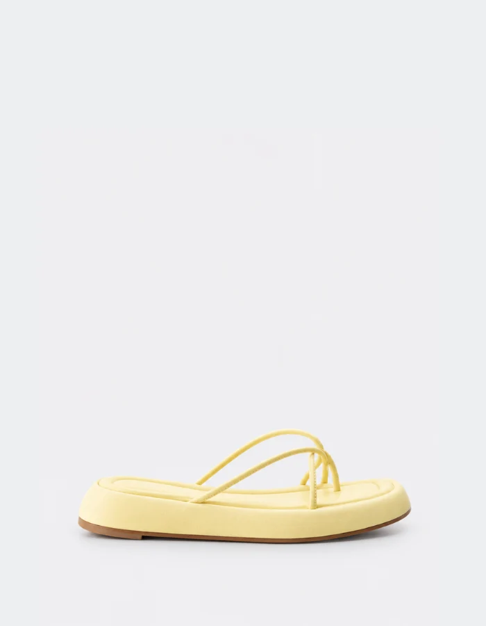 Kasiani Yellow Leather