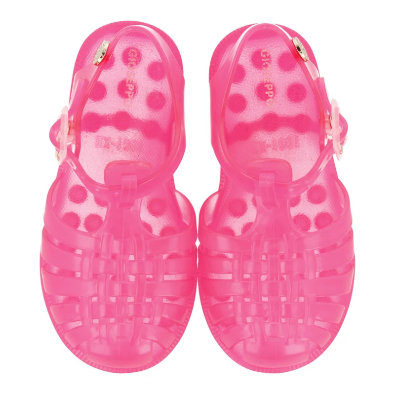 Pompeu girls fuchsia retro strappy sandals
