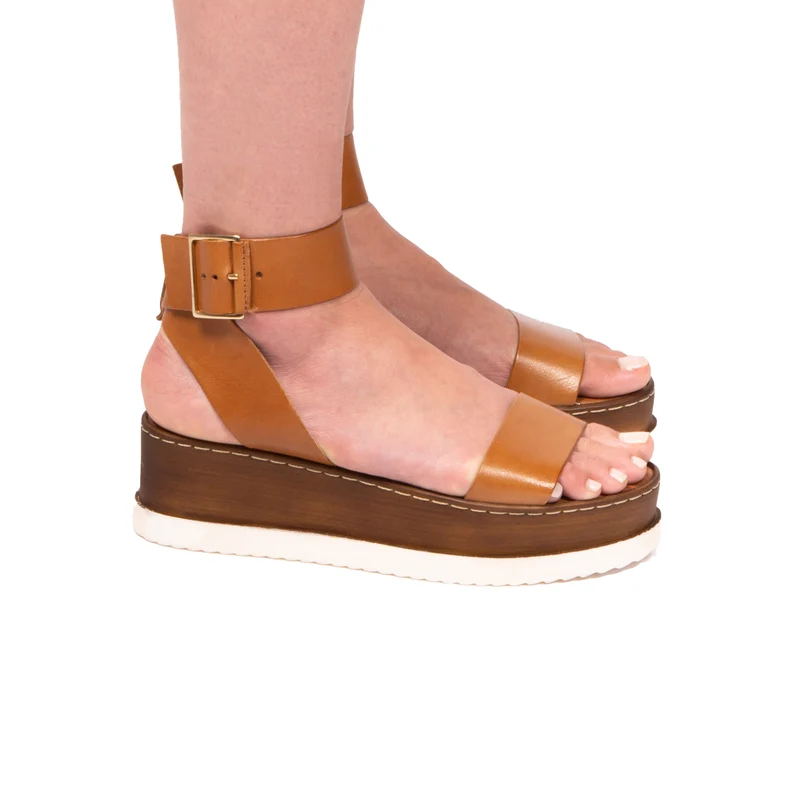 Oceana Tan Leather