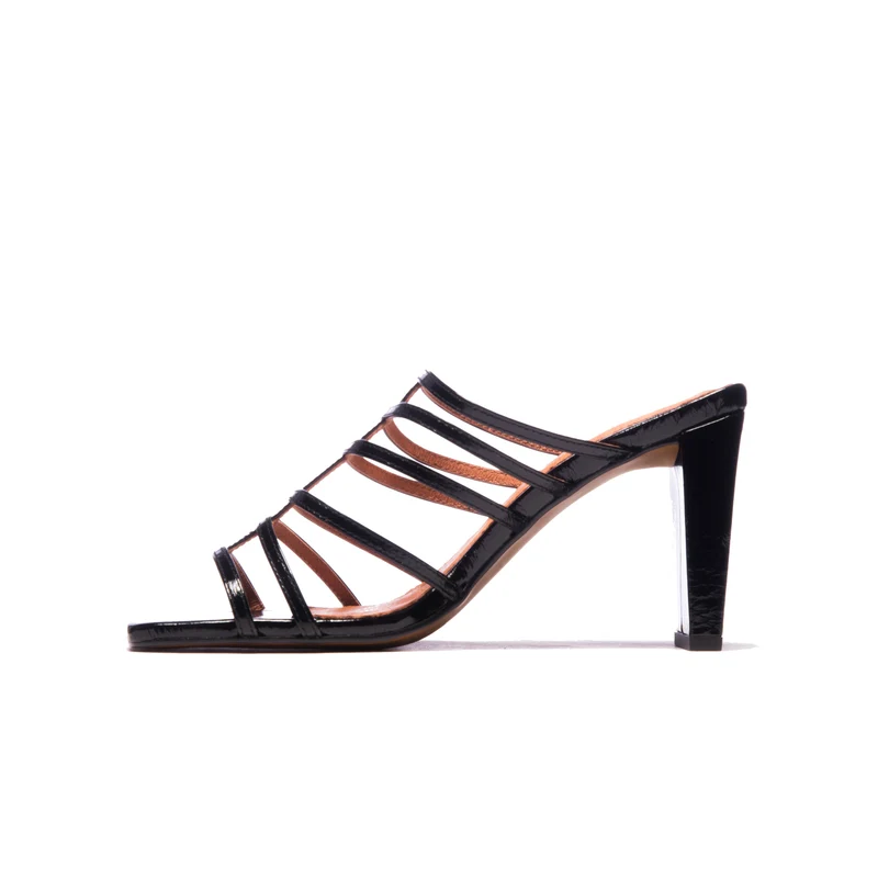 Souad Black Leather