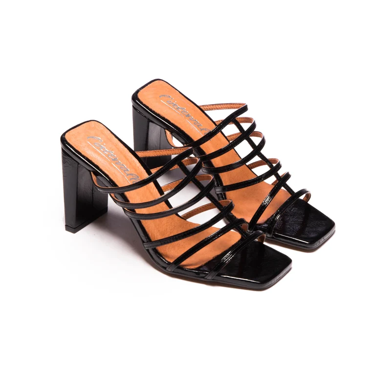 Souad Black Leather