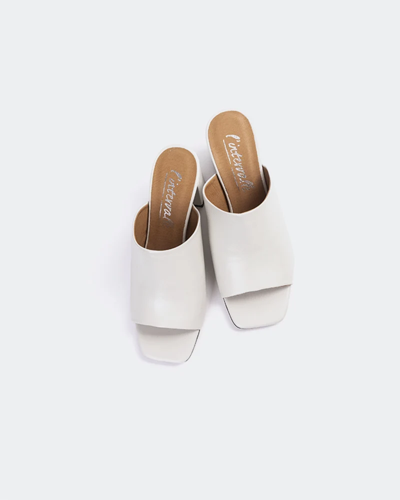 Pelham Off White Leather