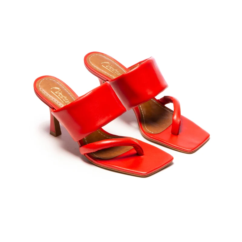 Jet Red Leather