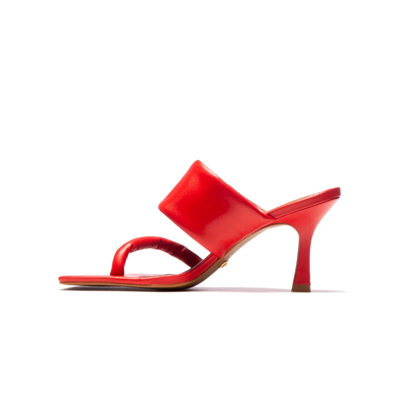 Jet Red Leather