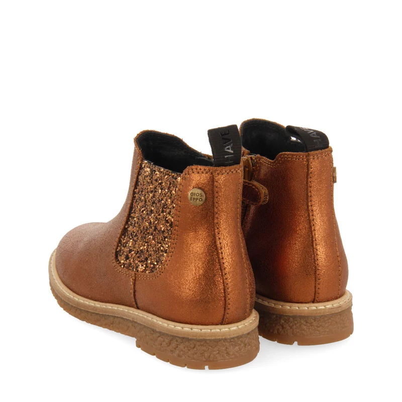 Agar children's copper chelsea boots