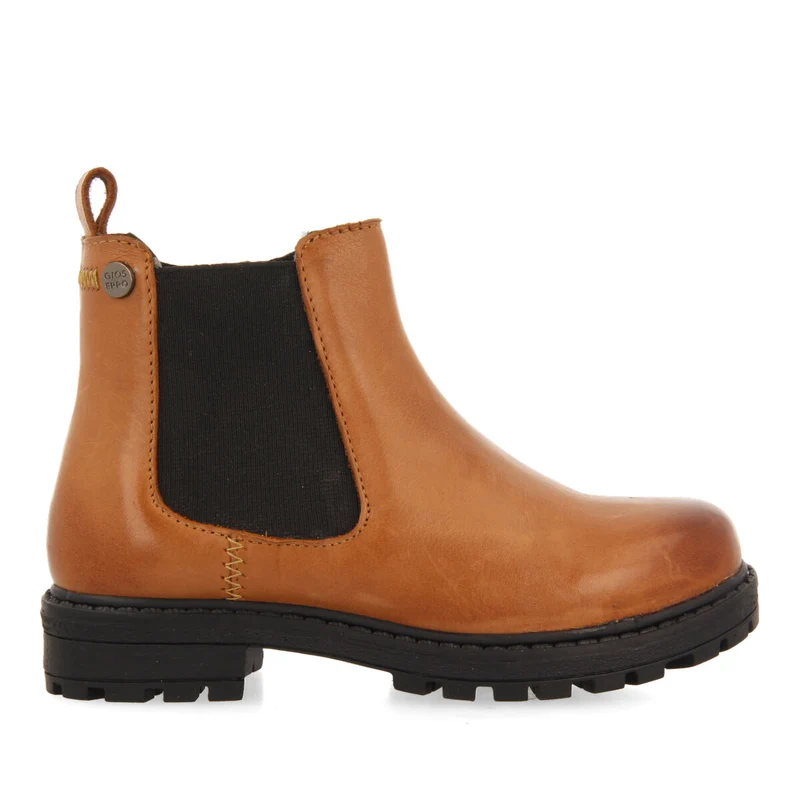 Balmedie children's tan leather chelsea boots