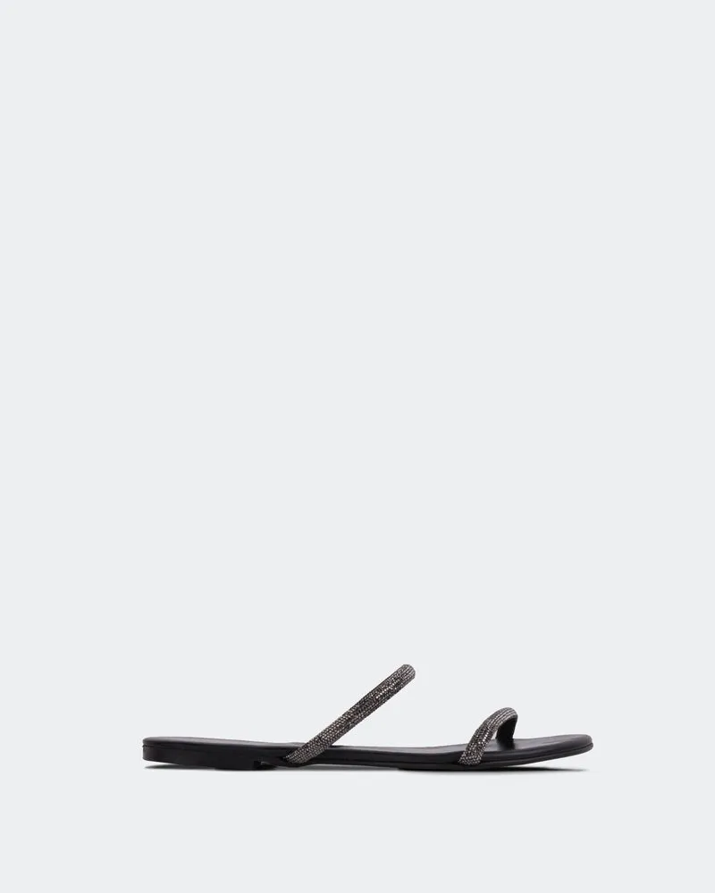 Twiggy Black Leather