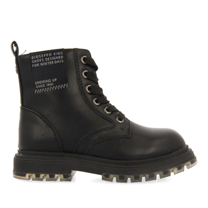 Hamill children's black lace-up ankle boots