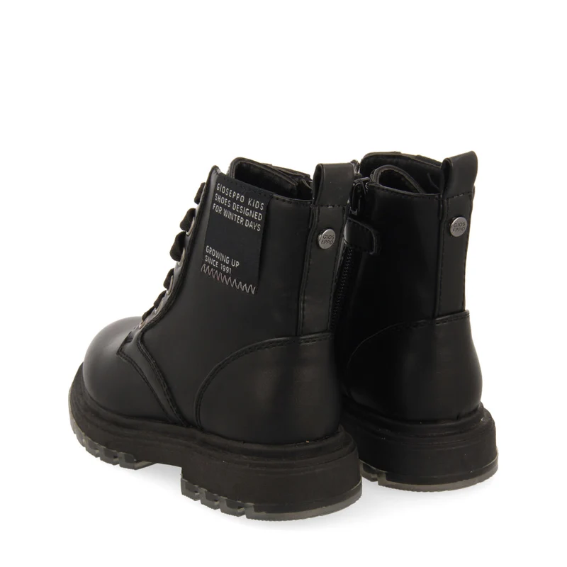 Hamill children's black lace-up ankle boots