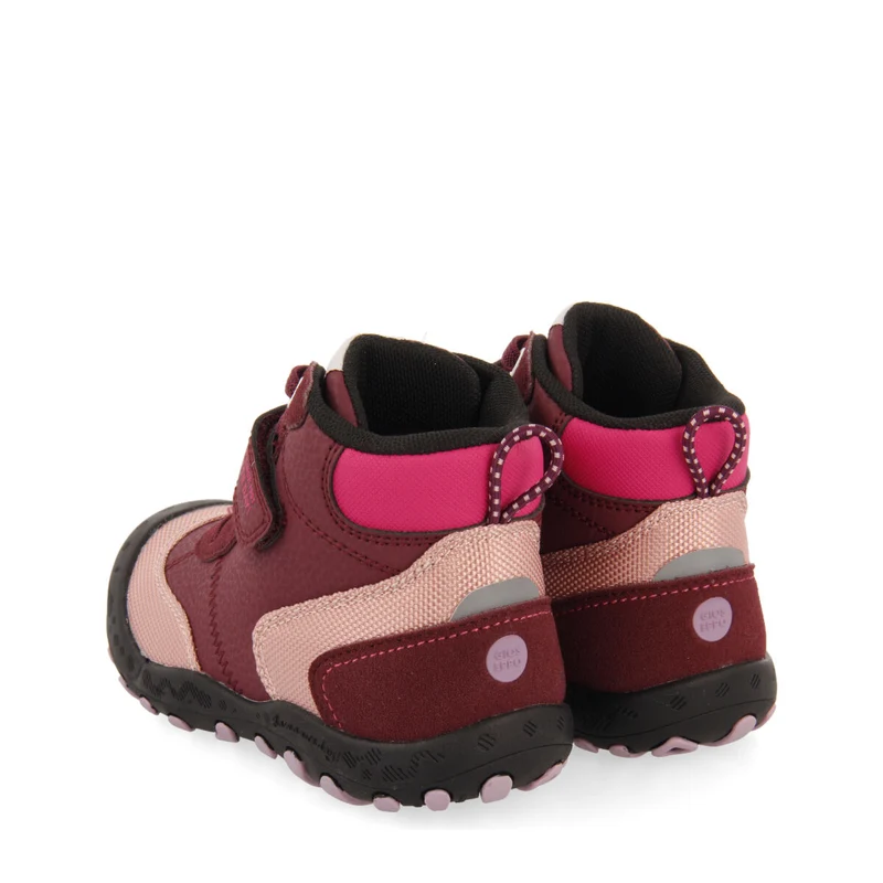 Varsta children's burgundy hiking boot-style sneakers
