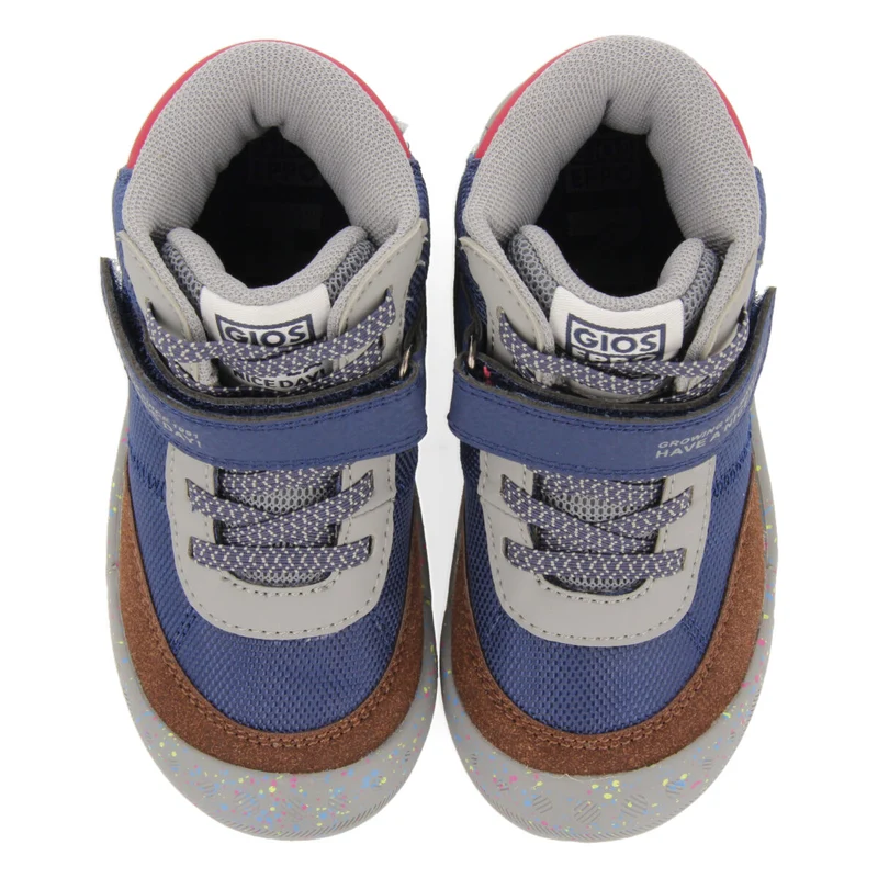 Radmer children's navy blue hiking boot-style sneakers