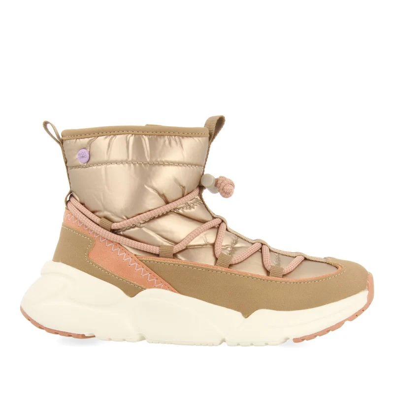 Lekang children's gold winter boot-style sneakers