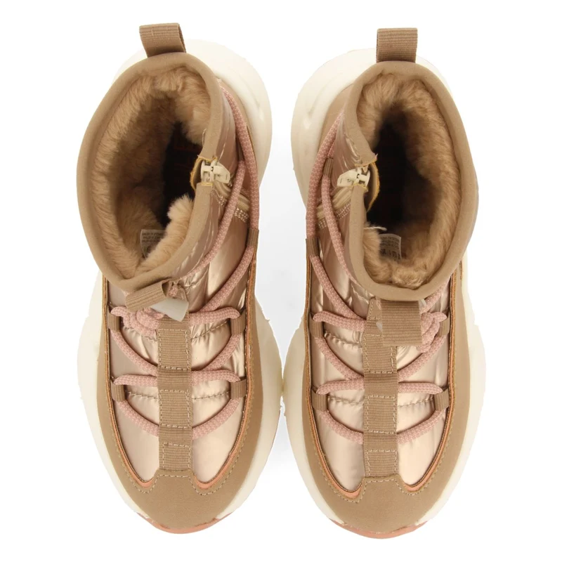 Lekang children's gold winter boot-style sneakers