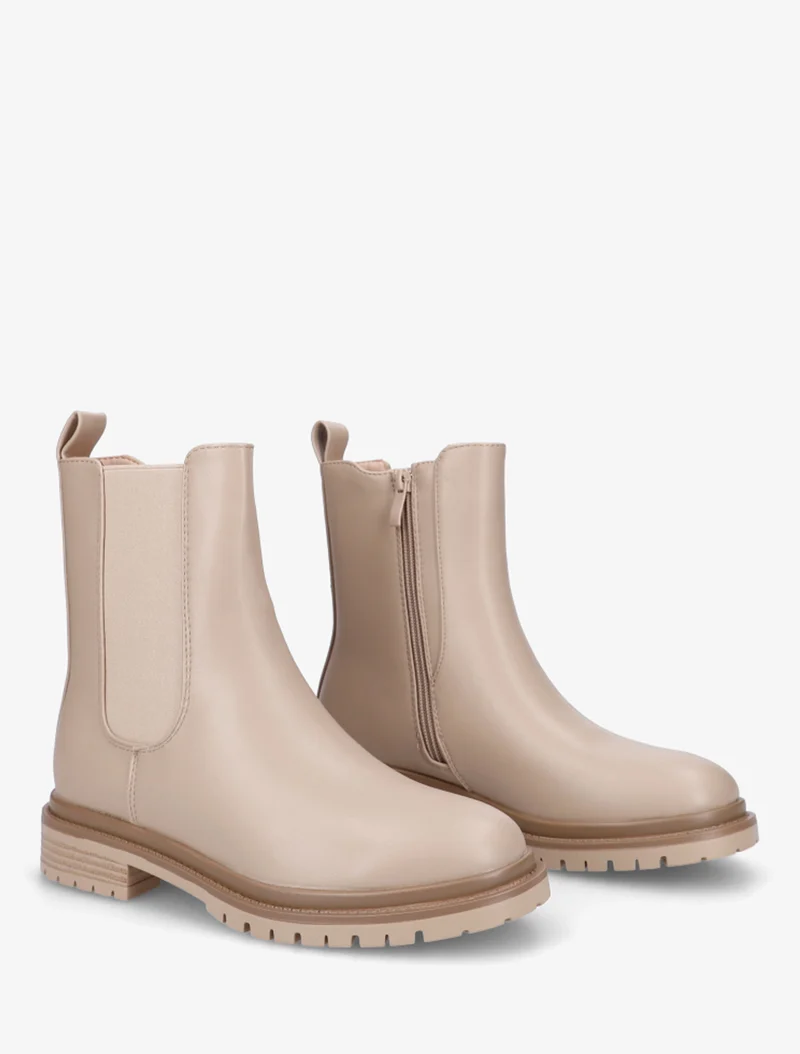 Chelsea boots unies - Taupe