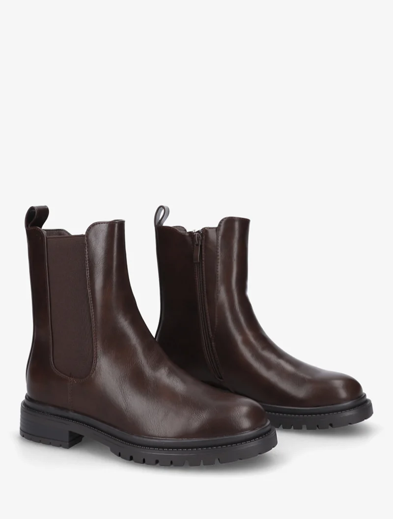 Chelsea boots unies - Marron