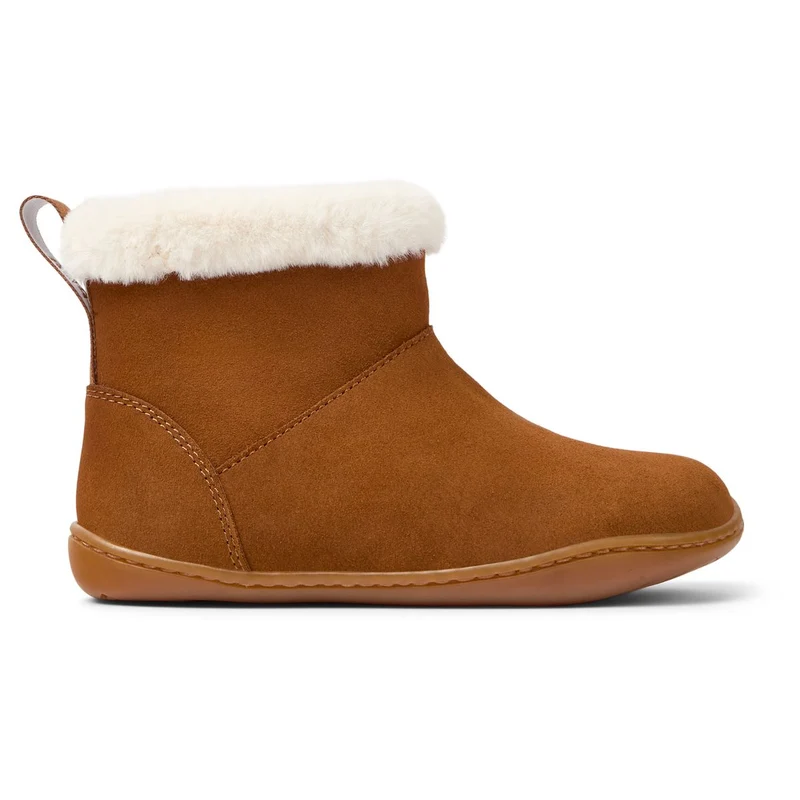 Camper Kids Peu Bottines Fourrées Camel
